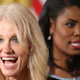 Kellyanne Conway and Omarosa Manigault Newman at an event celebrating Women’s History Month in the East Room at the White House in Washington, D.C.., on March 29, 2017 (Mark Wilson/Getty Images)
